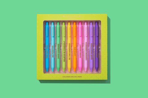 Motivational Gel Pen Set