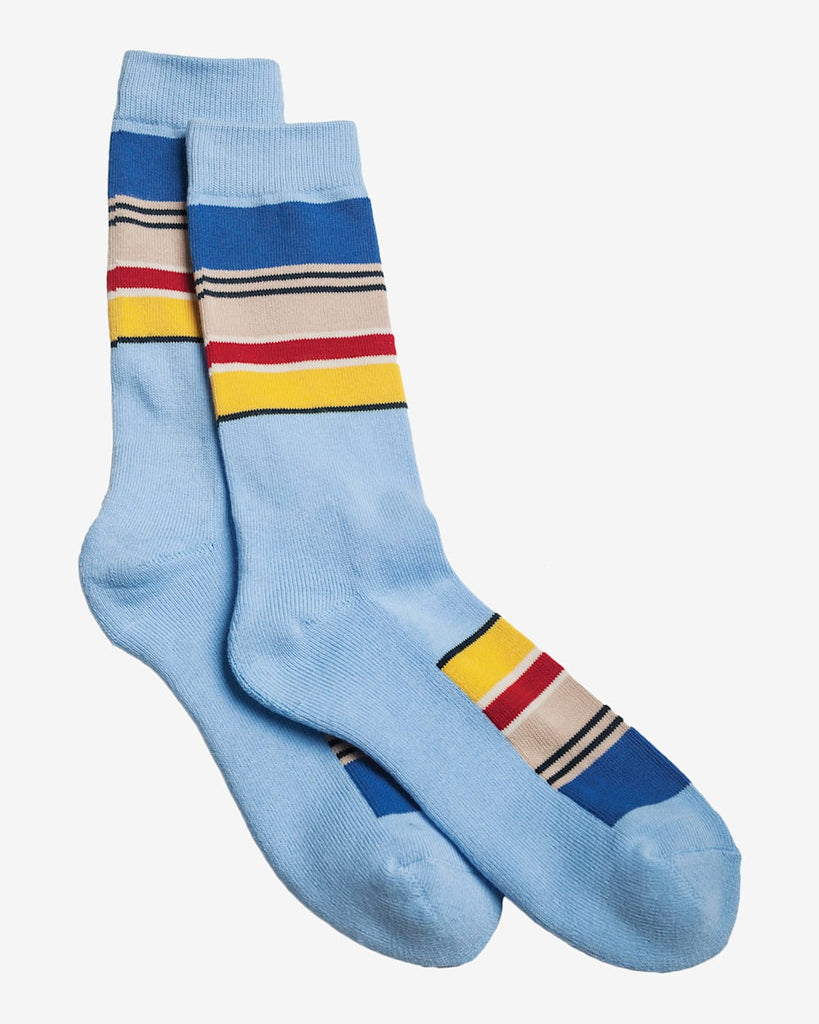 National Park Stripe Crew Socks - Yosemite