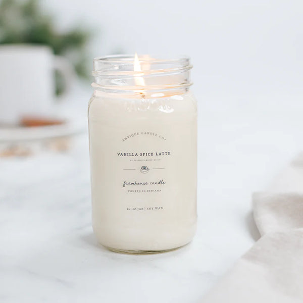 Vanilla Spice Latte 16oz Candle